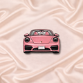 Pink Porsche Sticker