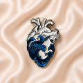 Ocean Heart Sticker