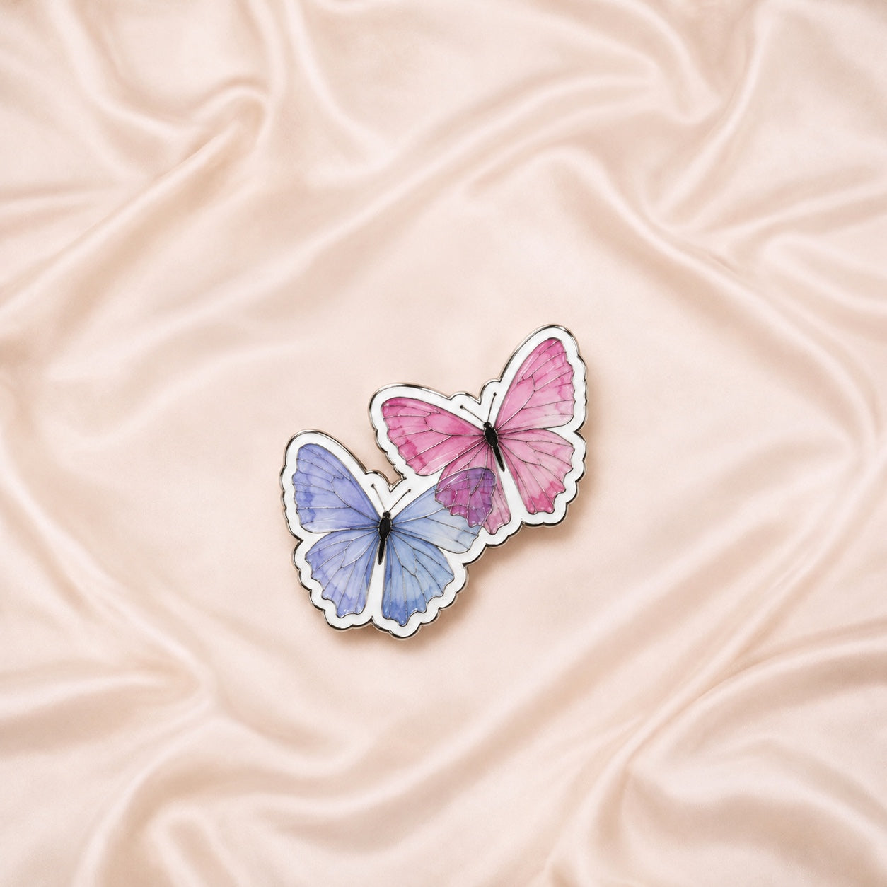 Blush & Sky Butterflies