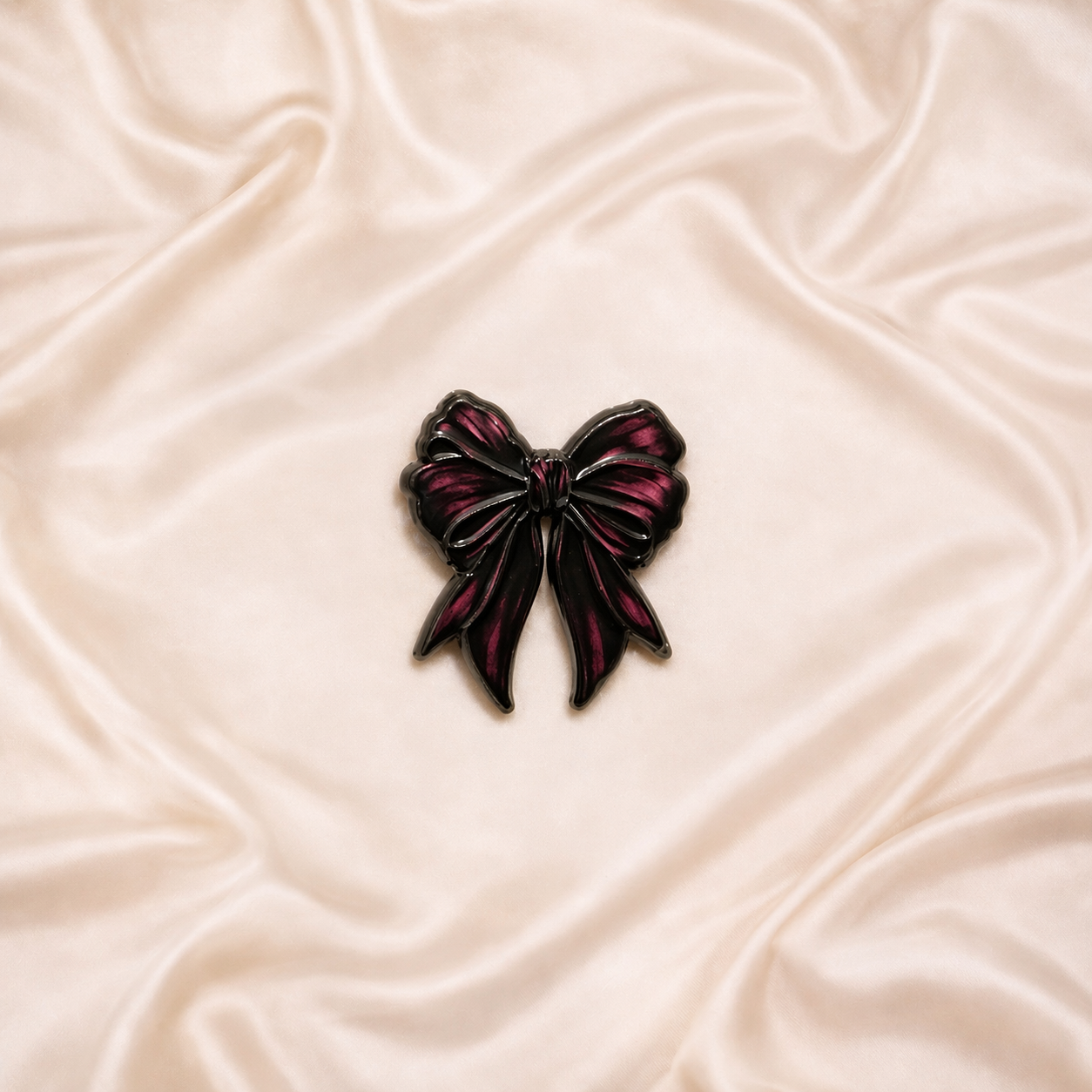 Burgundy Bow Sticker